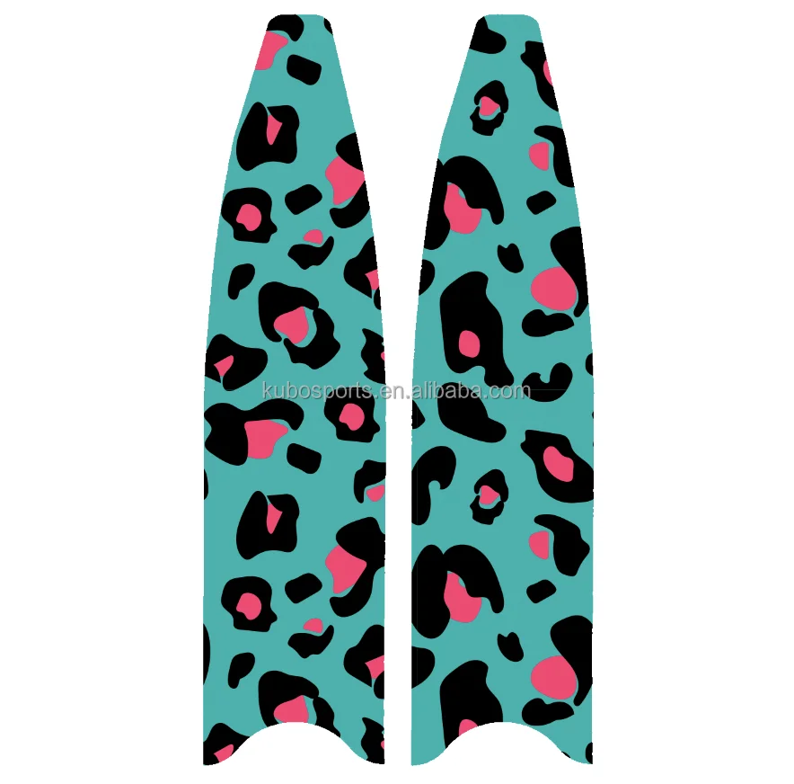 KUBO Custom Carbon Fiber Material Spearfishing Carbon Blade Fins Swimming Fins Diving Fins