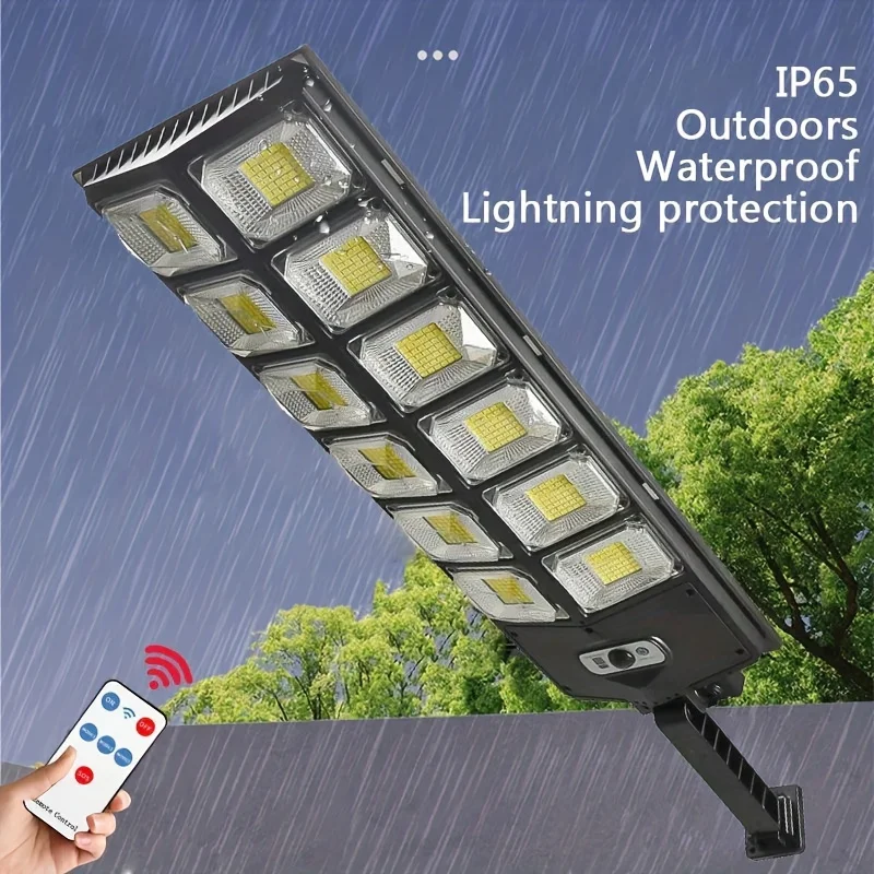 High Quality 120/168 Integrated Waterproof Motion Sensor Long Distance Led Outdoor Solar Street Light