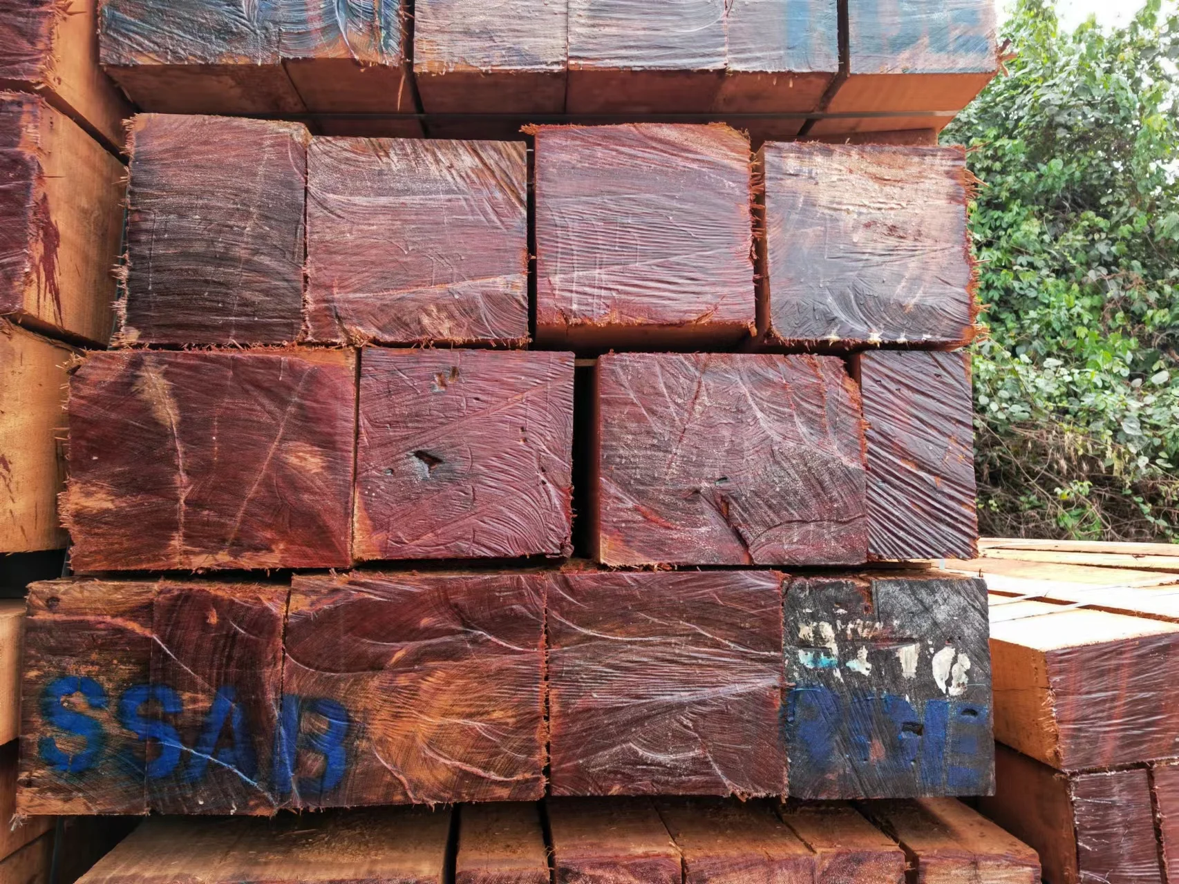 SSAB Logo Brand Tali пиломатериалы из Габона, хорошее качество по хорошей цене