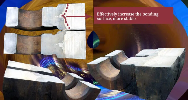 Cooperation With Hardox Long Service Life Alloy  Hammers Head For Crusher Hammer