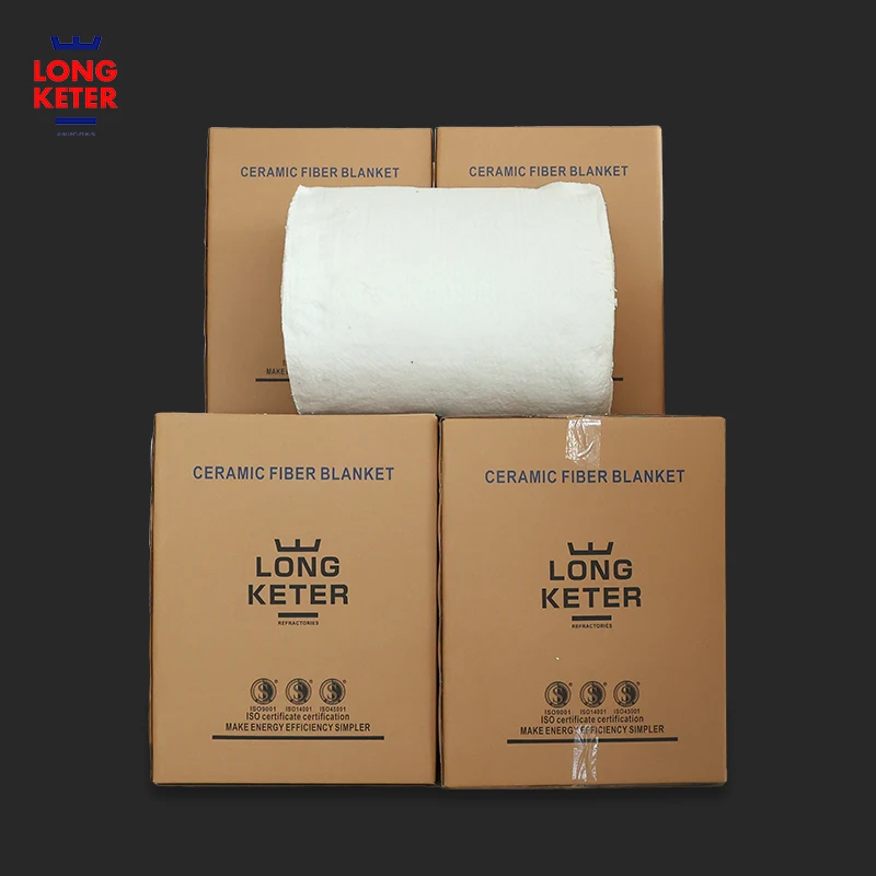 Factory Price 1260 Degree Refractory Alumina Silicate Needle Ceramic Fiber Insulation Blanket