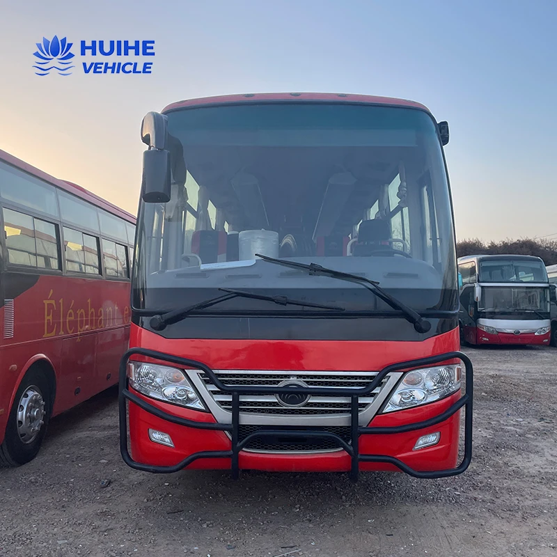 luxury Second Hand Bus11m Meter Front Engine Large School  Bus 51 Seat Used Bus Prices