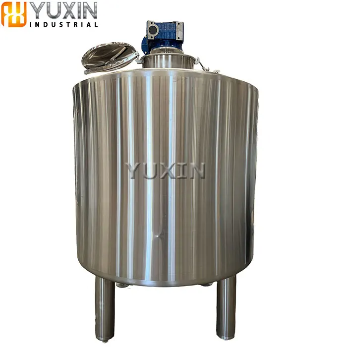Танк с двойной рубашкой из нержавеющей стали для смешивания химических жидкостей с мешалкой