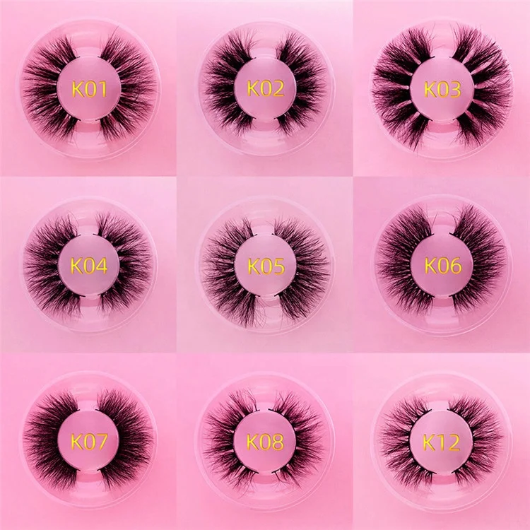 Brand new false eyelashes fluffy best selling eyelash wholesaler 8d mink eyelashes