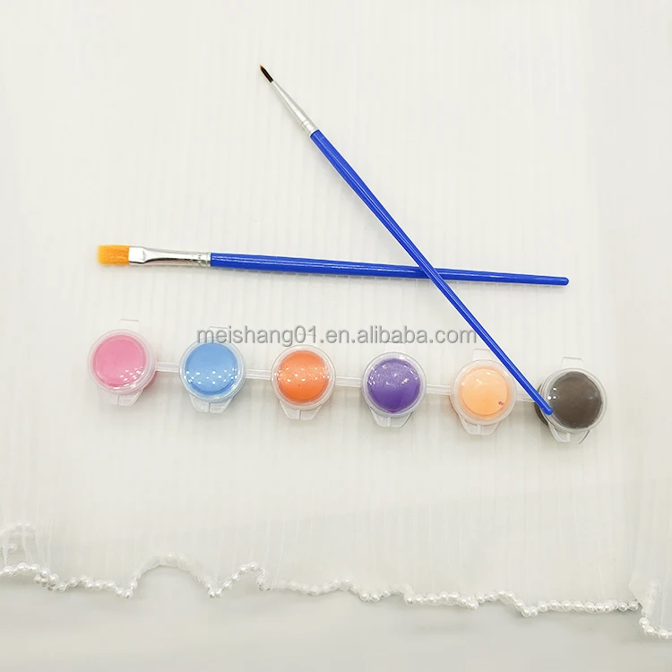 Professional 3ml Non-Toxic Strip Pot Set for Body Painting Cream Color Premium Quality Painting Supplies