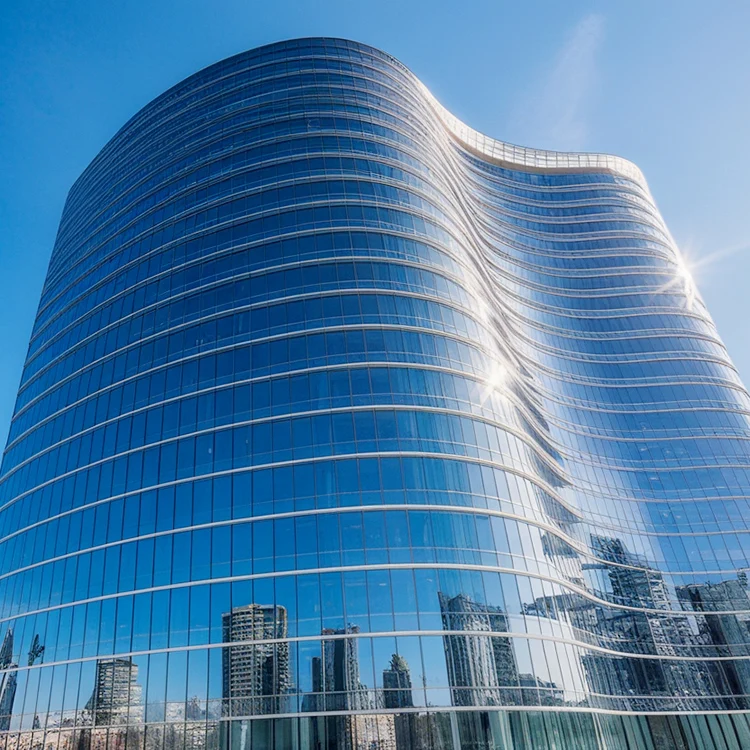 Glass factory windows and doors 6mm 12A 6mm low - e double glazed tempered insulated glass