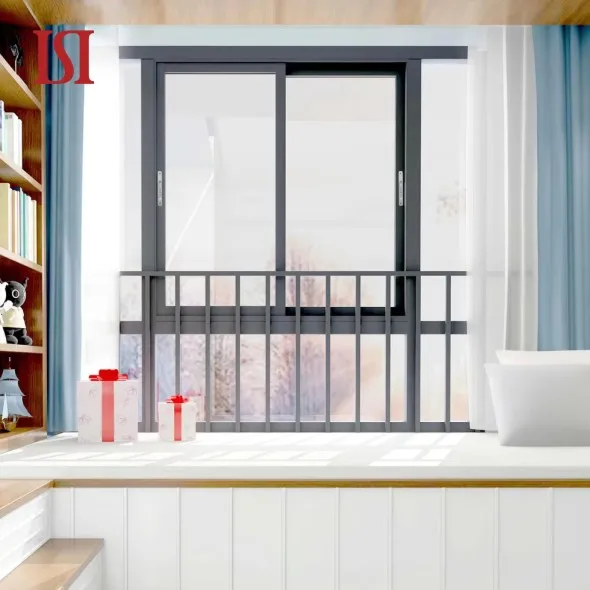 Tengying Popular Design Aluminium Windows White Powder Coating Single Track Sliding Window Design For Home