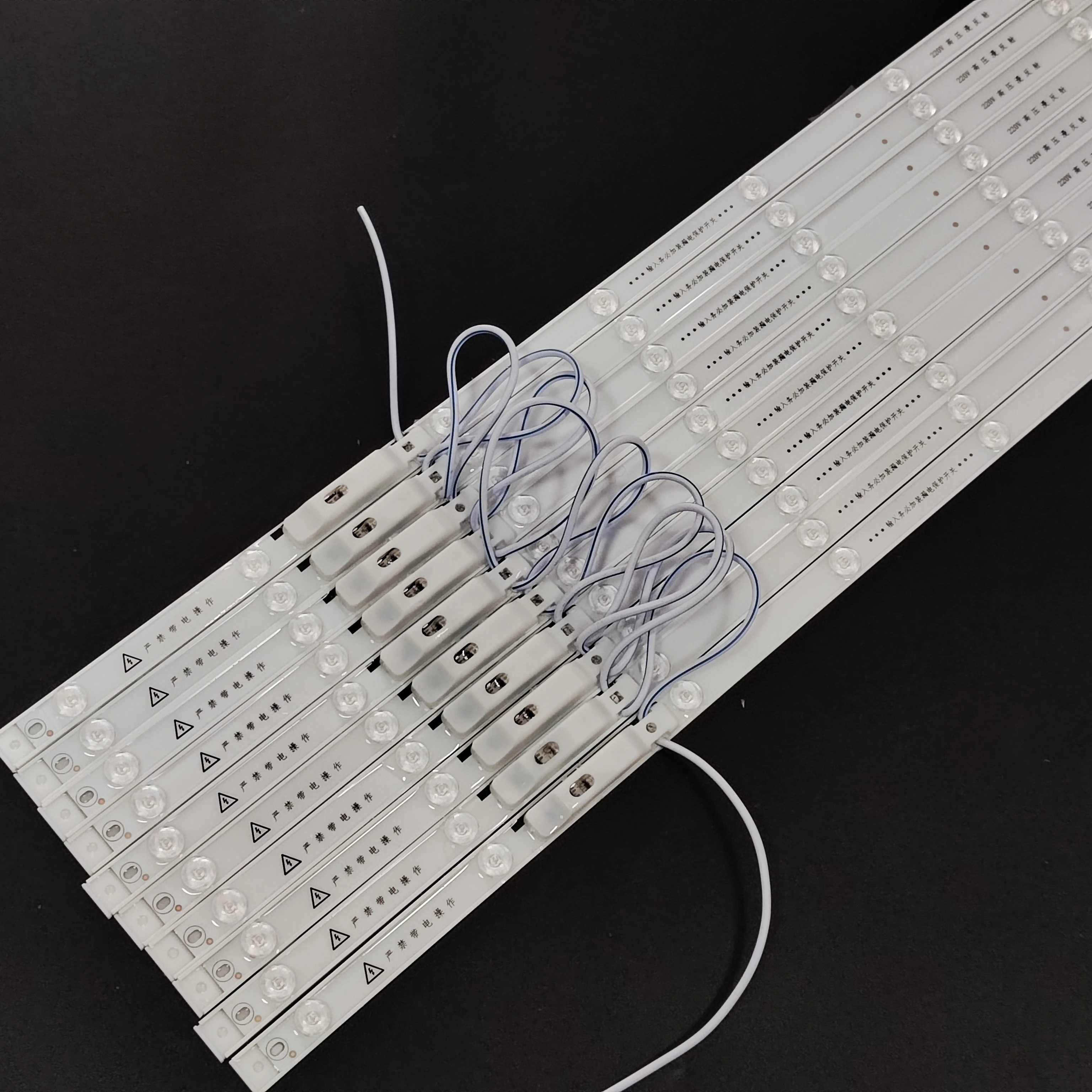 high power aluminum led backlight lighting SMD2838 led strip with lens for fabric light box