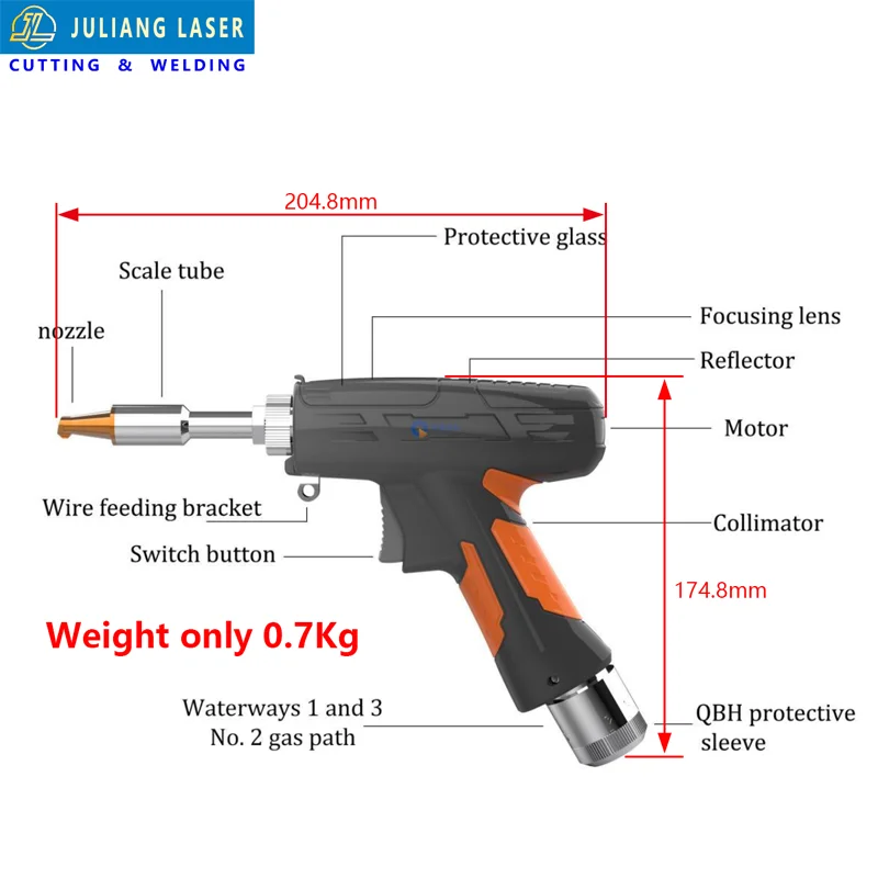 BEST 3 In 1 1500w Fiber Laser Welder Handheld Laser Welding Machine For Metal