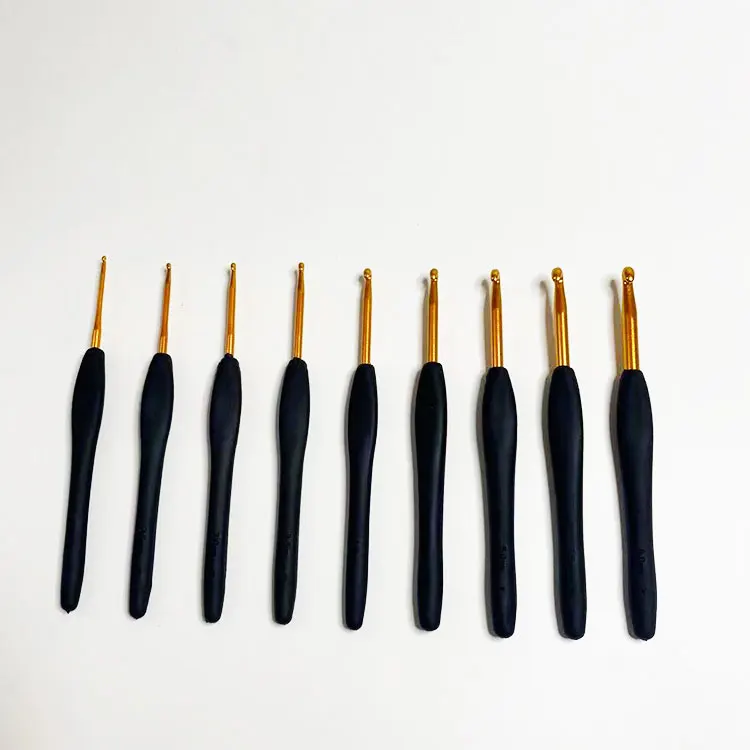 Wholesale 9 piece crochet hook set Sewing kit crochet for handicraft knitting