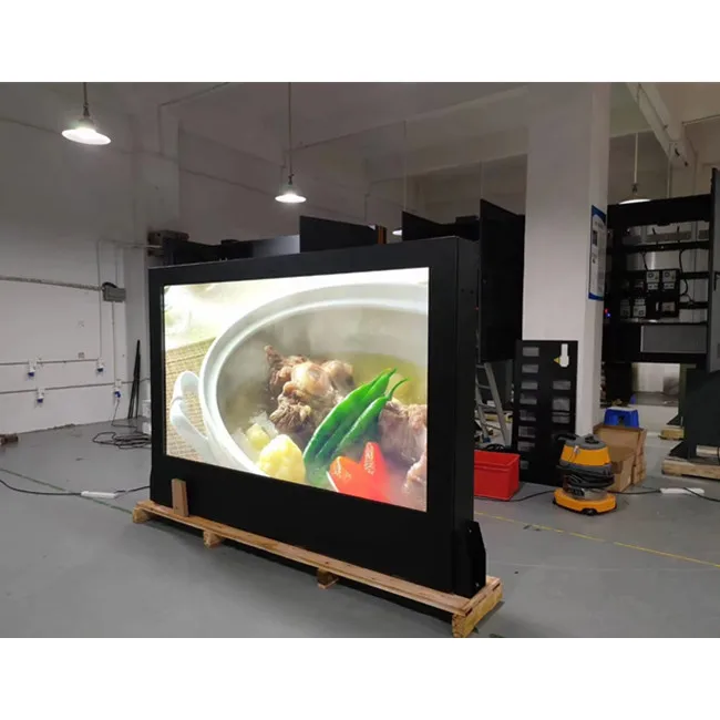 55 65inch Advertising Screen 2500nits 3000nits Led Backlight TFT Panel Outdoor Digital Signage Wall Mounted LCD Display Monitor