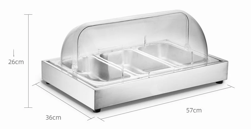 304 Buffet Display Table Bread Basin Fruit Cake Snack Tray Cold Food Rack Dessert Table With Cover