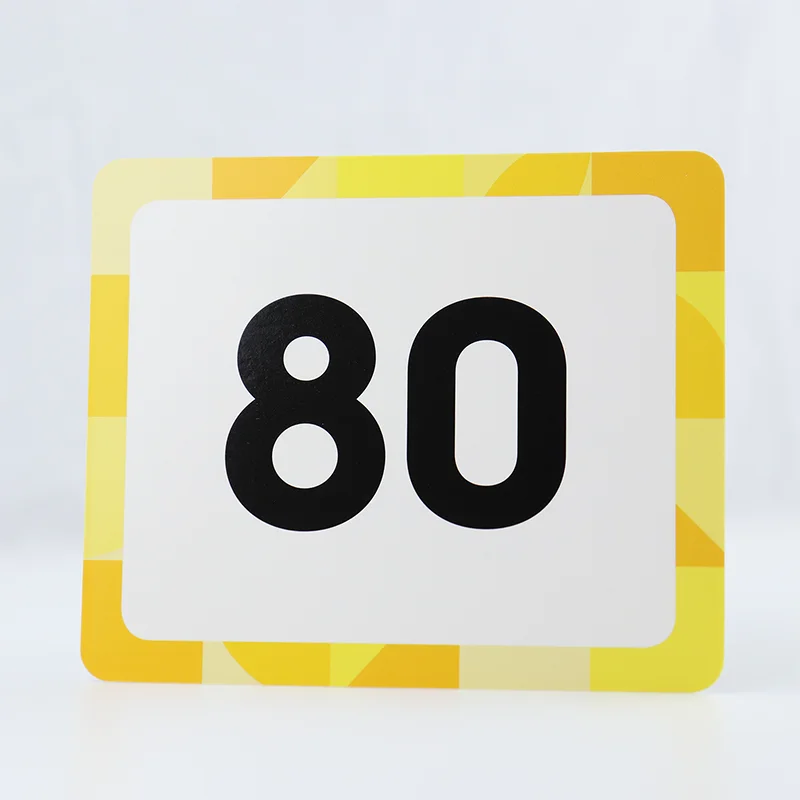 Custom Printed Printing Service Custom Made Paper Study Card Laminated Flash Cards