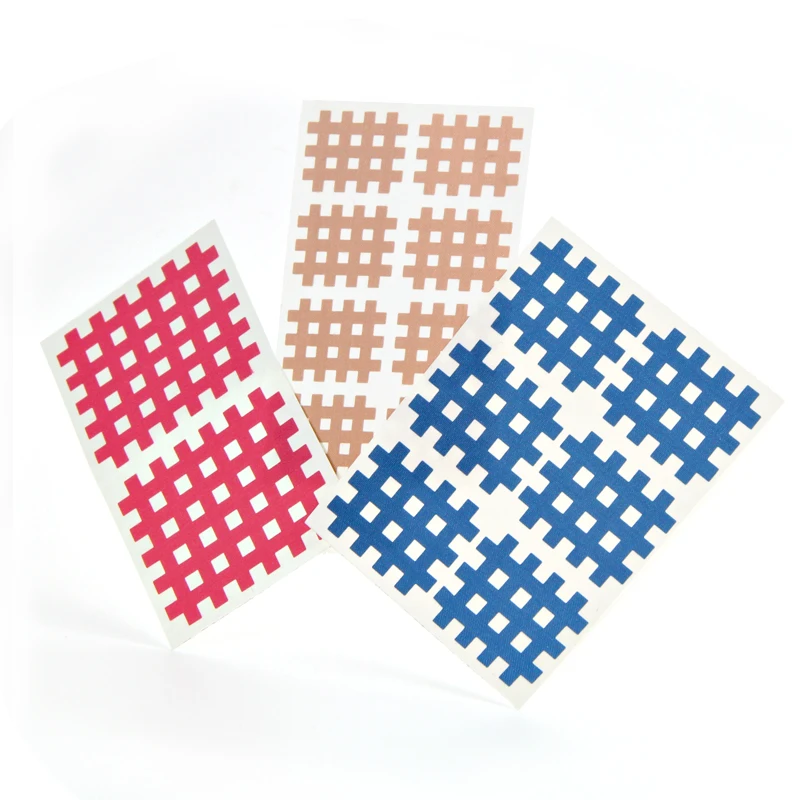 Кинезиологическая лента 27 мм X 21 мм 8 шт./лист для спорта и терапии