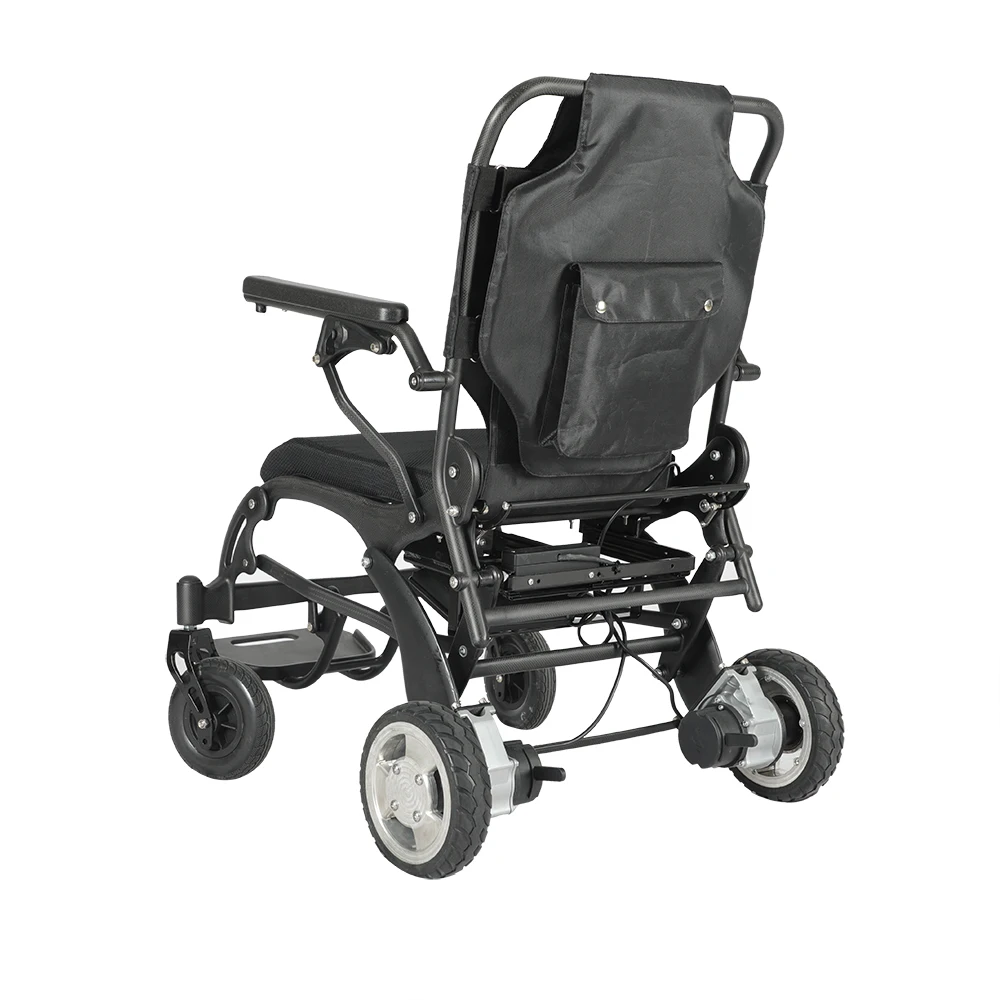 Lightweight Portable Electric Carbon Fiber Wheelchair for elderly and disabled people
