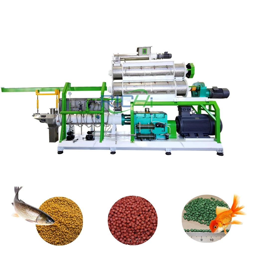 Factory direct sale floating fish feed pellet machine / floating fish feed extruder machine