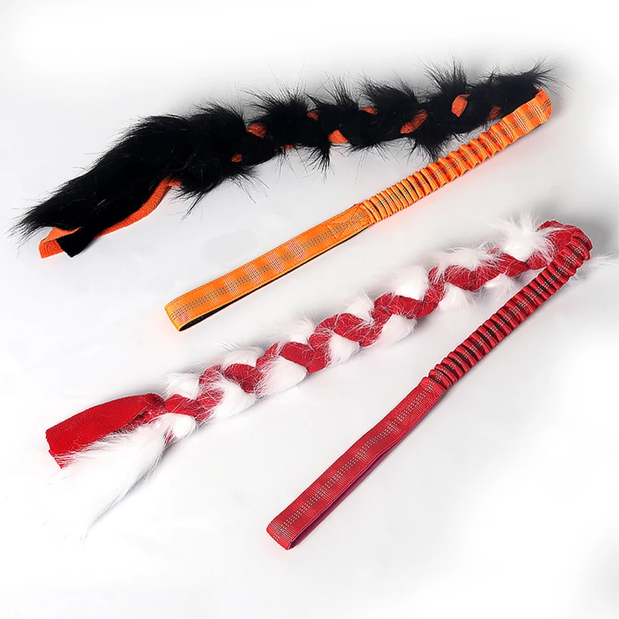 Wholesale Christmas Dog Tug Toys Red White Dog Rope Toys Puppy Aggressive Chewers Pet Christmas Gifts Dog Chew Toy