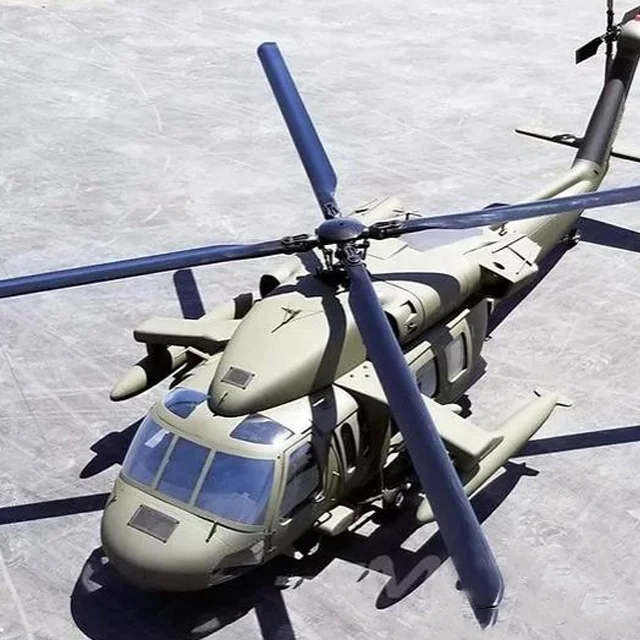 Радиоуправляемый вертолет фюзеляжа 700 Размер UH-60 комплект BlackHawk картина V2 версия самолет