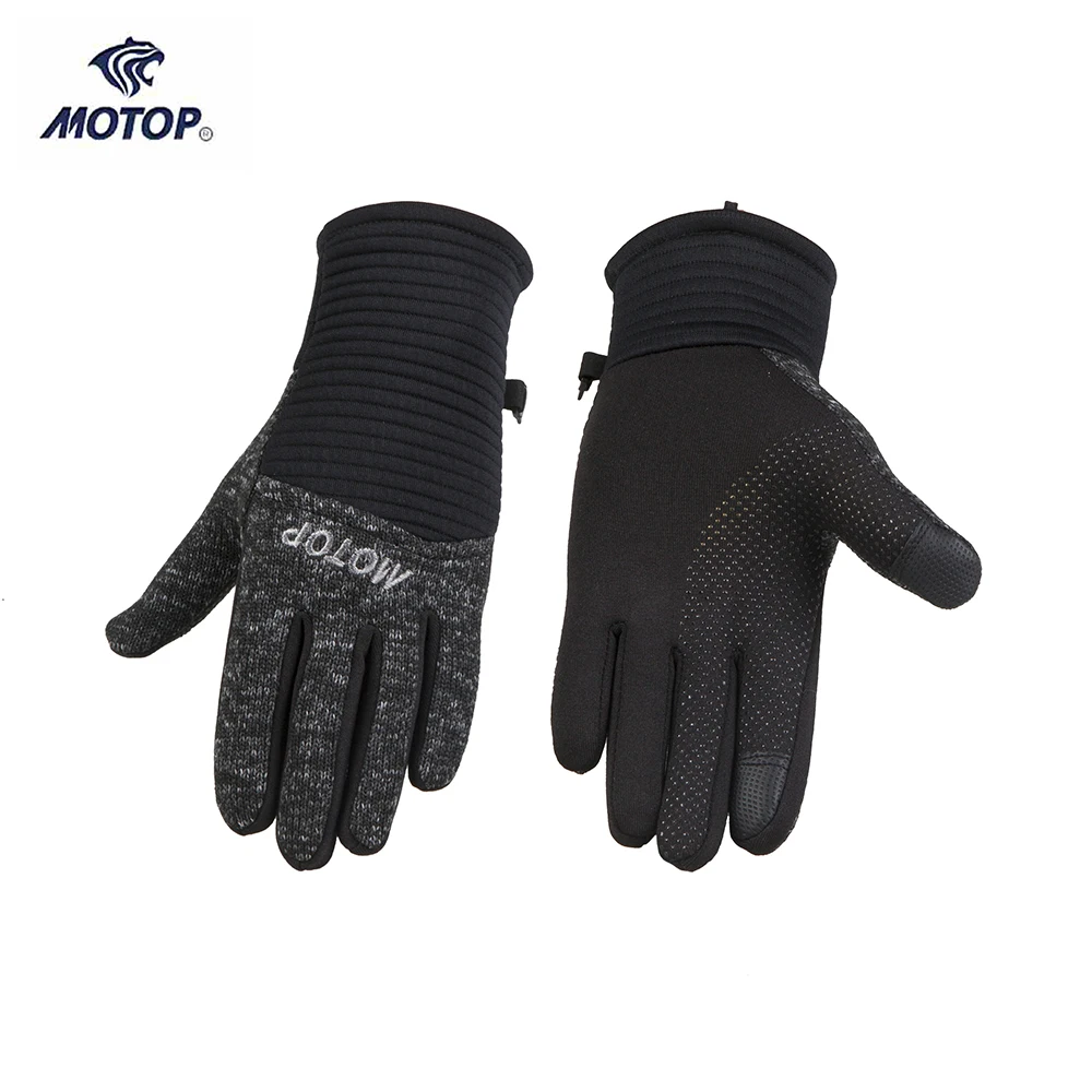 Новинка 2022 трикотажные гоночные байкерские перчатки MOTOP для зимних видов