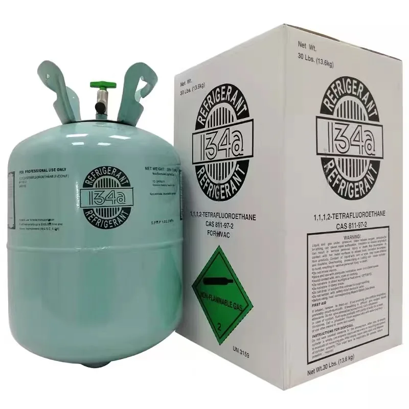 HFC R134a Air-conditioning refrigerant gas 134a 13.6kg cylinder refrigerant gas 134a