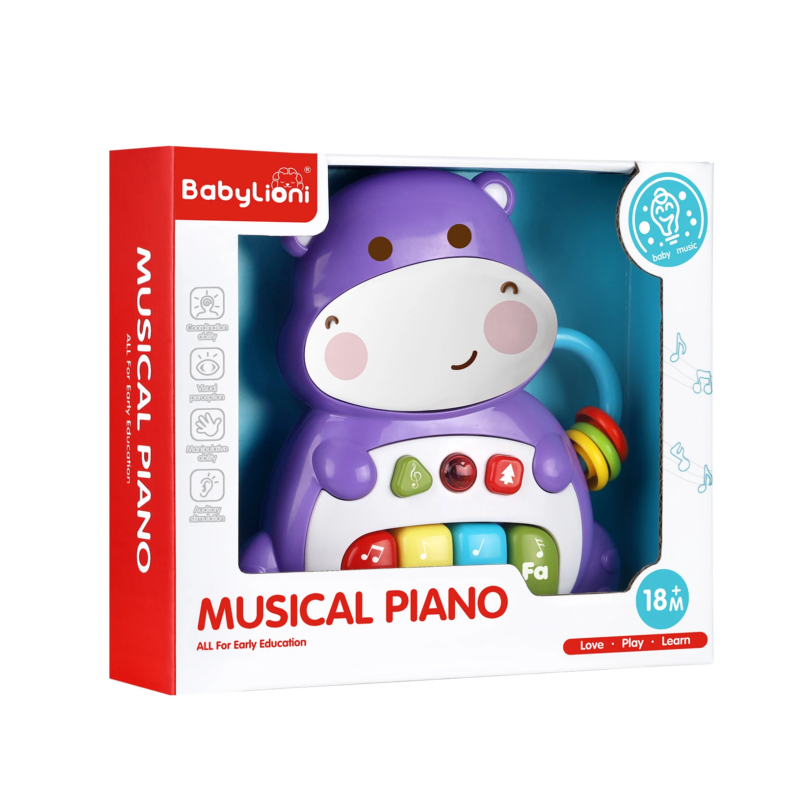 Cartoon Electric Piano Toy Animals Shape Electric Piano Cartoon Musical Instrument Educational Toys For Children