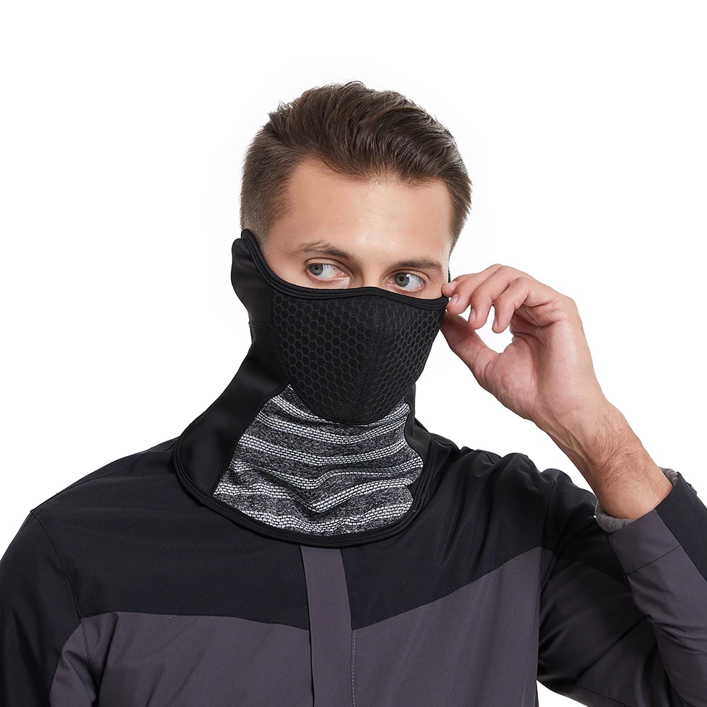 Custom Neck Warmer Winter Fleece polar Neck Gaiter Ski Tube Scarf for Men Women Face Cover Mask Bandana