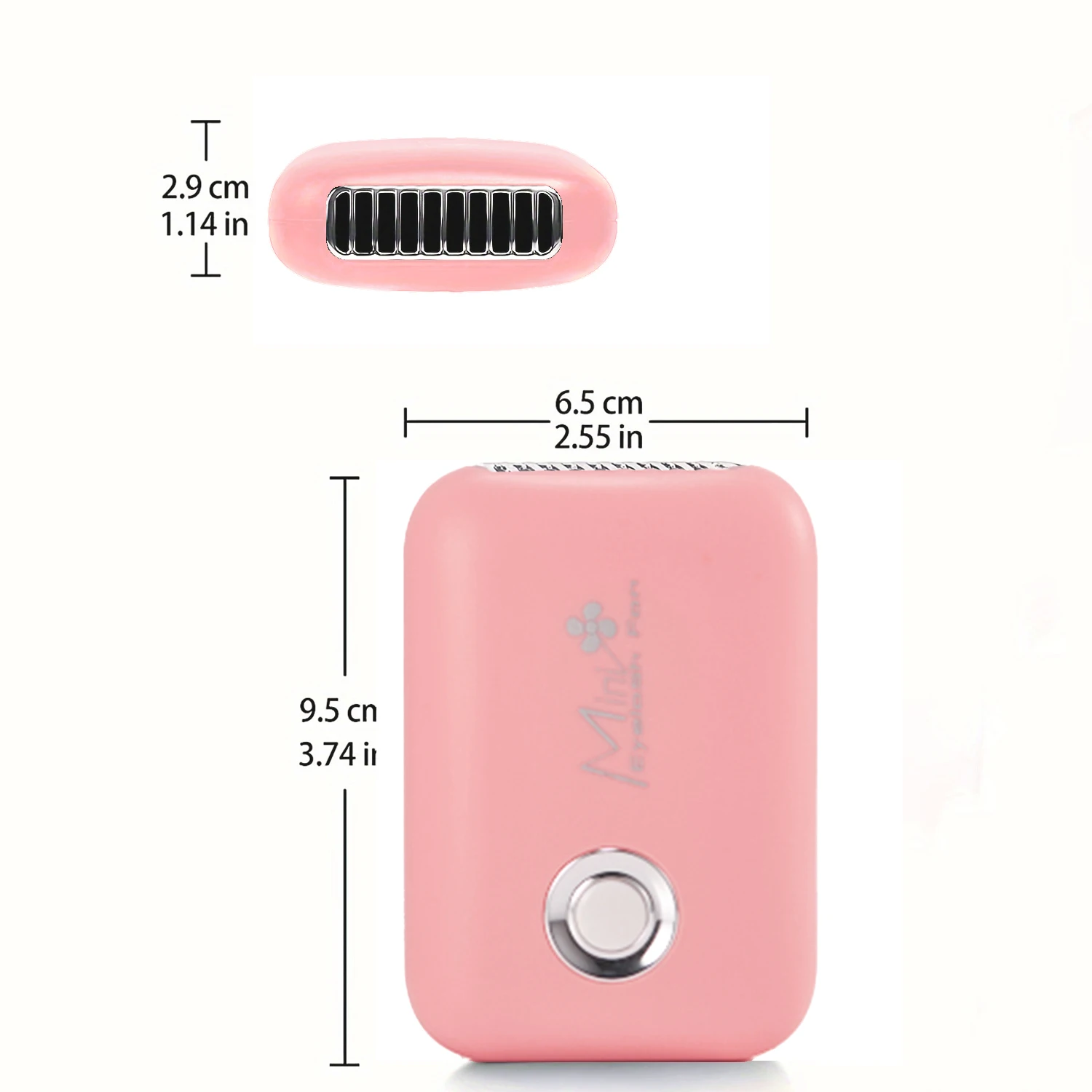 Eyelash Extension Mini Lash Fan Handheld Eyelash Fan 3 Speed Rechargeable USB Fan