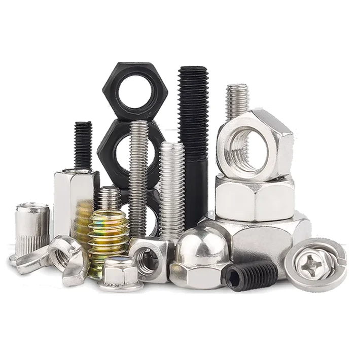 Sunpoint custom machined machining machined milling turning cnc aluminum parts service Screw nut bolt parts for cnc