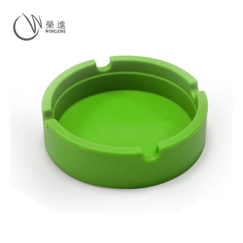 New Silicone Square Pocket Cigar Ashtray Cigarette Ash tray with Custom Logo Printed