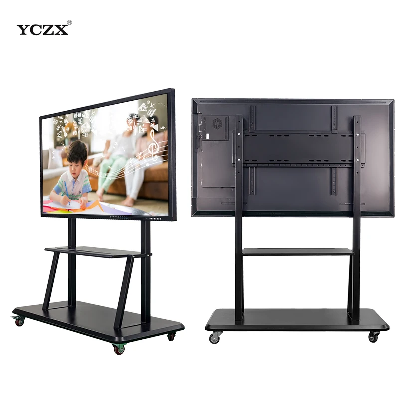 Interactive panel LED touch screen interactive whiteboard cheap prices smart LCD digital board for classroom