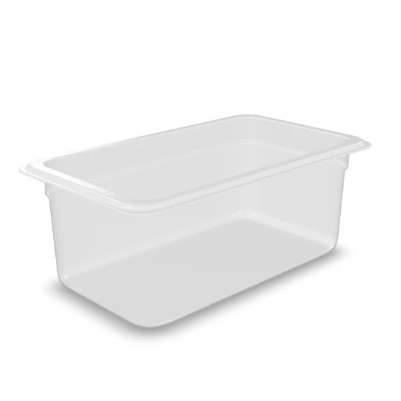 CAMBRO 44PP190 Durable Polypropylene Translucent Food Pans Plastic Gastronorm Food Pans 10CM Depth GN Pan 1/4