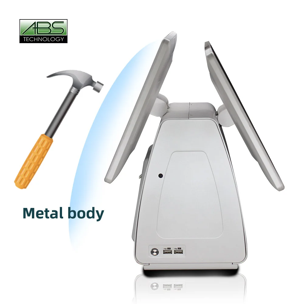 Best-Selling All-in-One Touch 3G Basic POS System Dual Screen White Restaurant Windows Software Cash Register Bestsellers