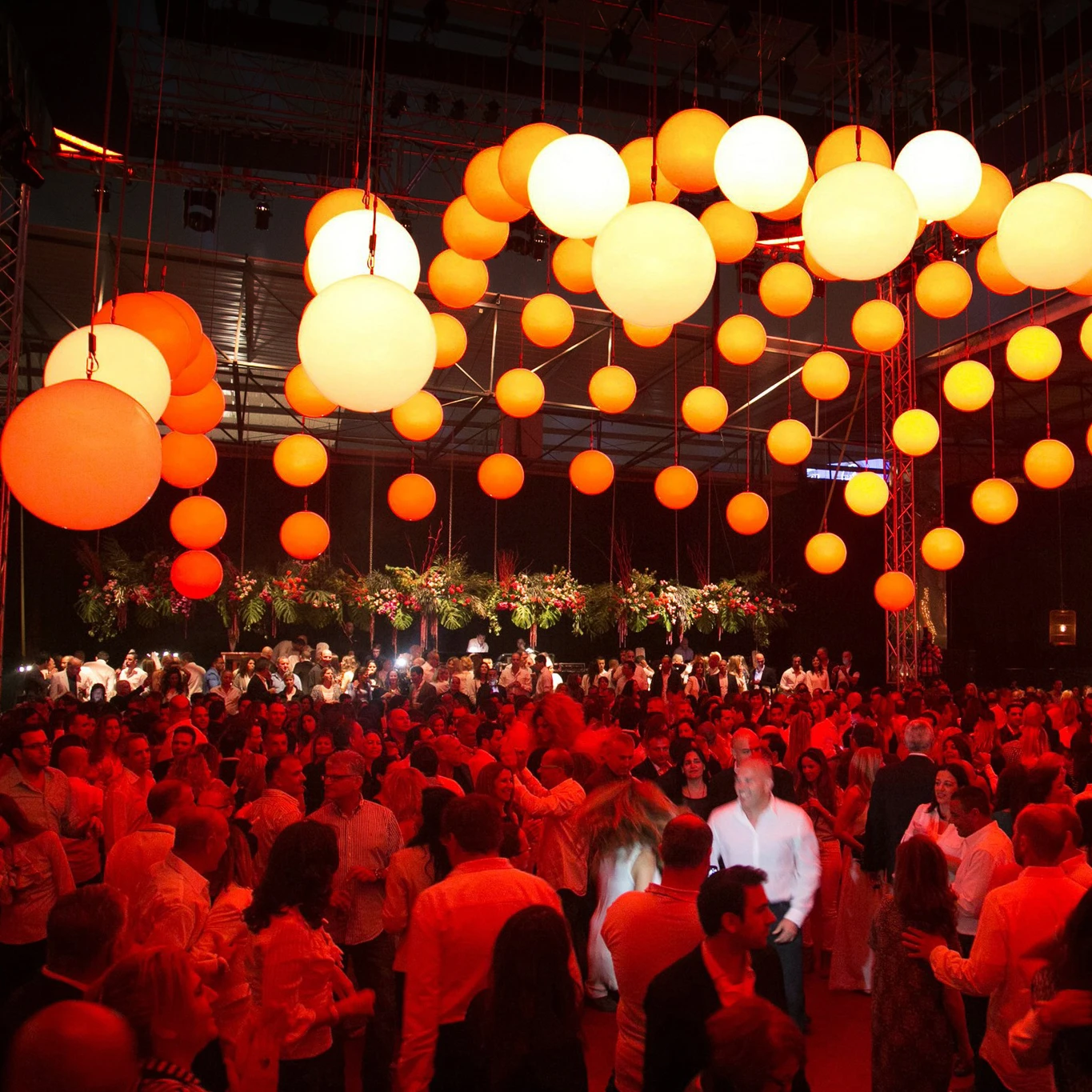 LED Kinetic DMX Control Orbis flying Lifting Sphere Ball Event Lighting Equipment LED Lighting for stage events