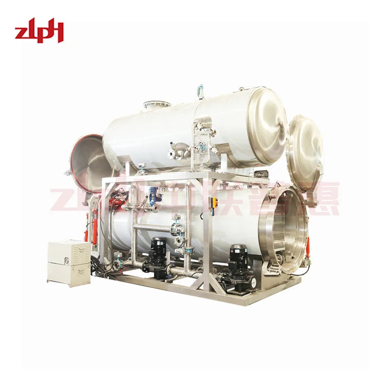 Double-Door Retort Autoclave Steam Sterilizer Restaurant Component Pump and PLC Competitive Price