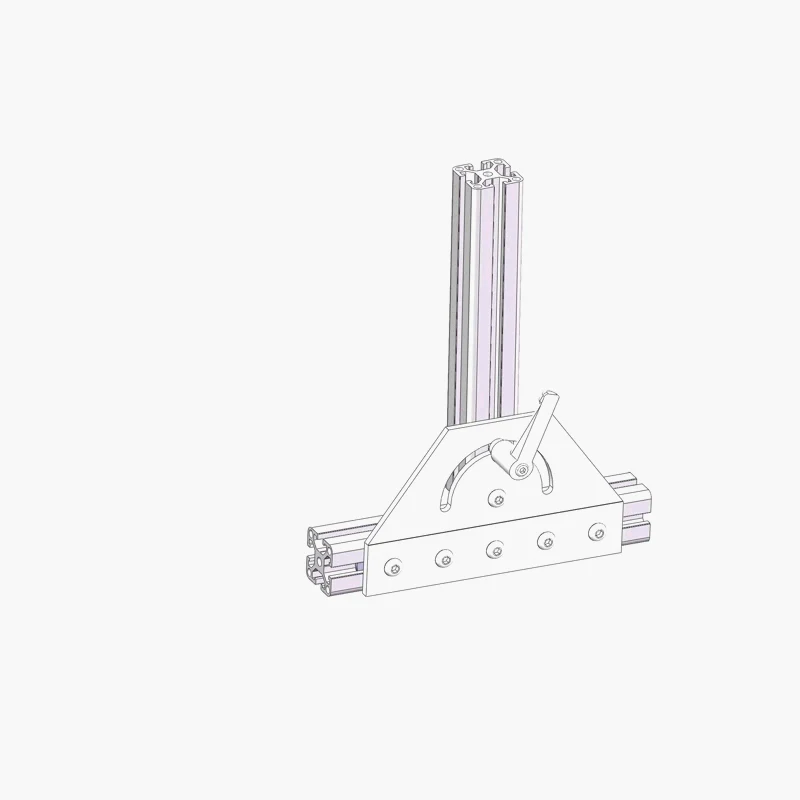 Verified manufacturers M6*30 locking handle Threaded handle for 30/40/45 Aluminium Profile extruded aluminium profile#7141