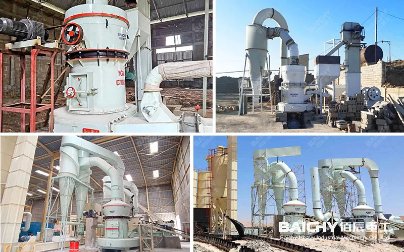 Low Price High-Pressure Grinding Mill Micro Powder Grinding Mill Limestone Gypsum Powder Making Machine YGM Raymond Roller Mill                          