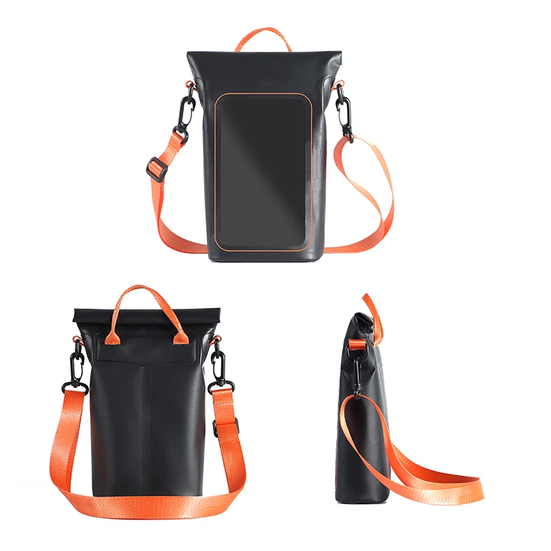 Fashional 2L Water Proof Cell Phone Carry Pouch Custom Swim PVC Waterproof Phone Dry Bag with Zipper Pocket