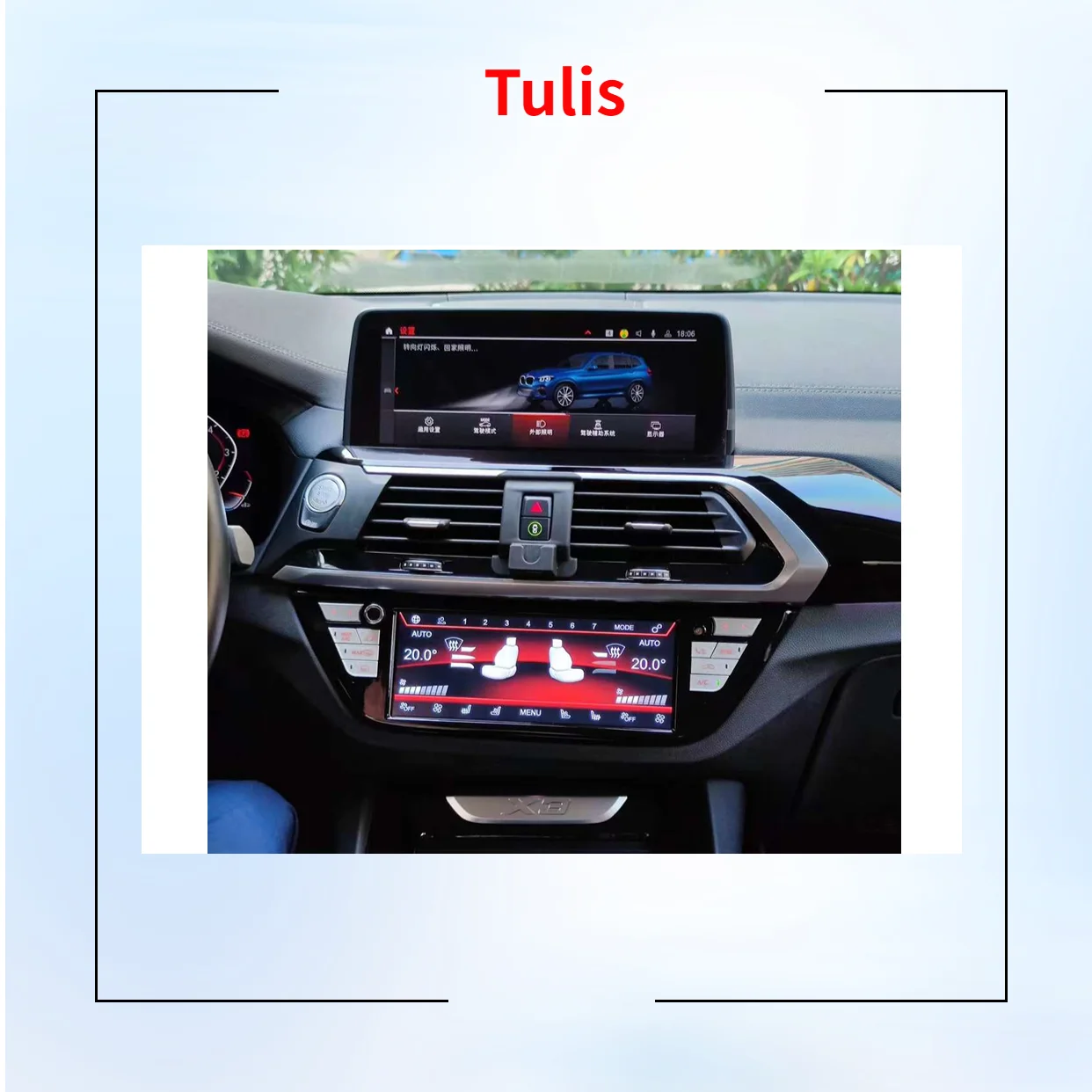 Digital AC Control Panel For BMW 5 Series F10 F11 5GT F07 F18 M5 2009-2018 Car Multimedia Player Air Conditioner Climate Board
