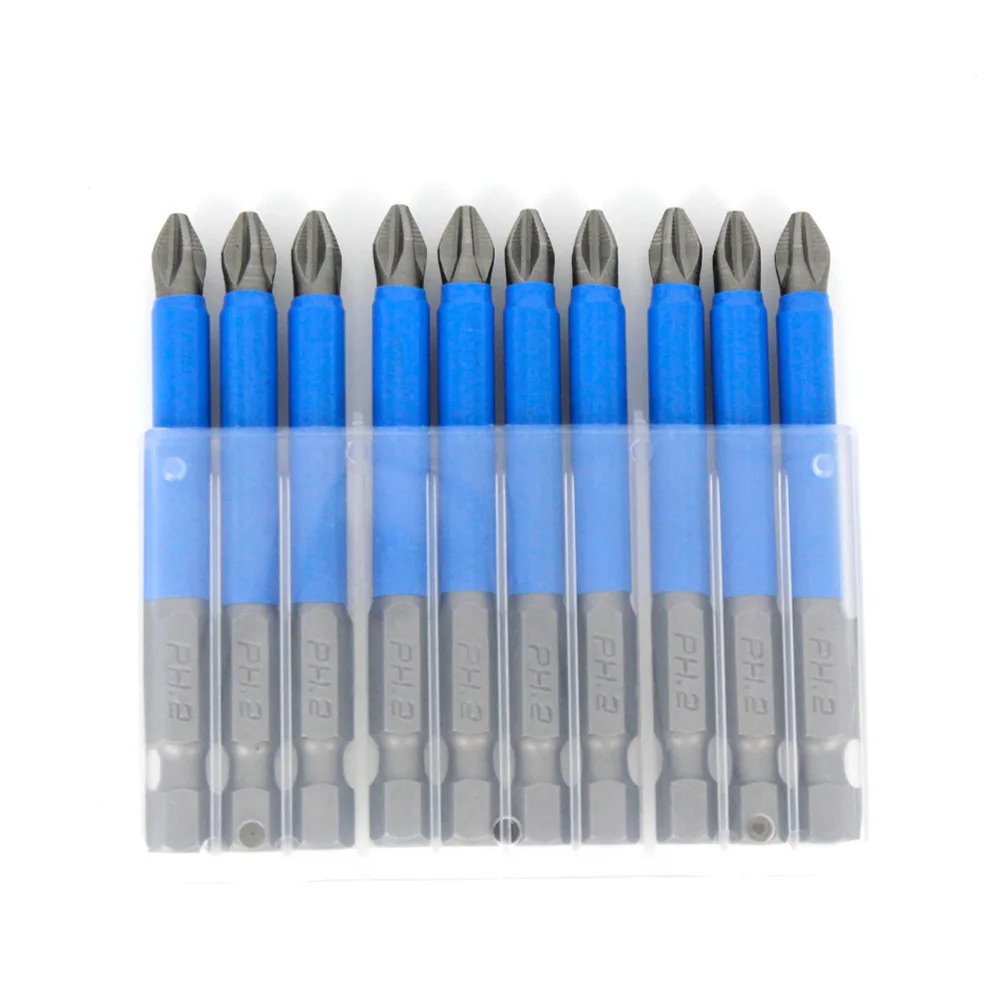 PH2 Anti Slip Magnetic screw driver bit sit Cross Electric Drill Bits Screw Nozzle Taper screw bits sets