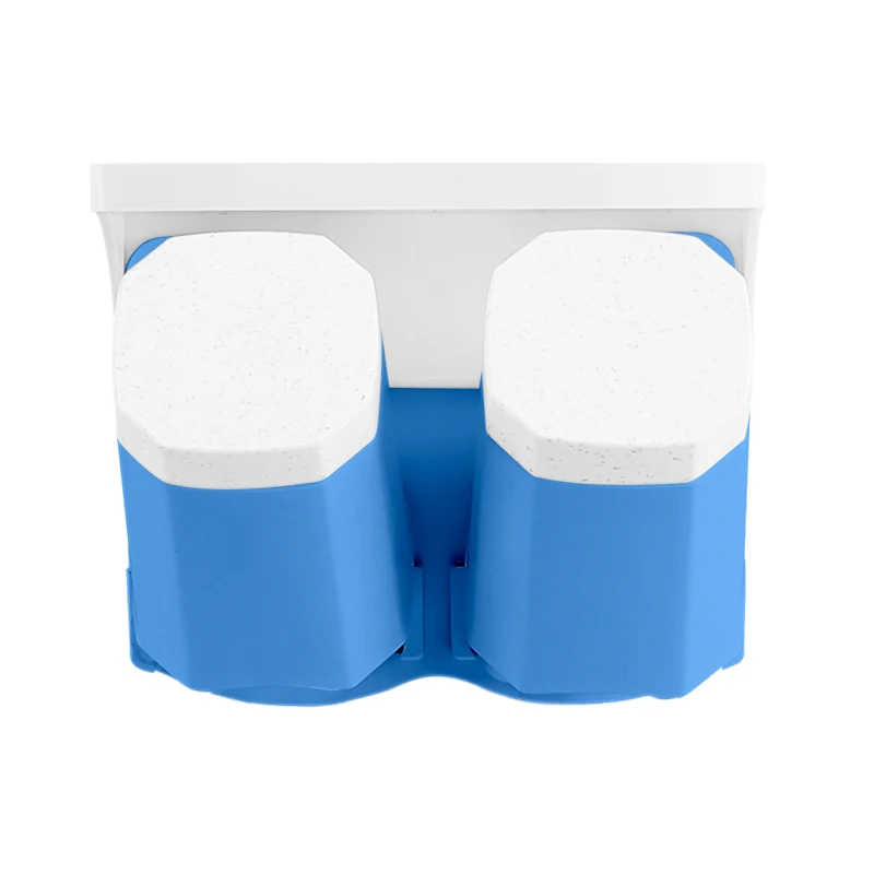 Magnetic Adsorption Inverted Toothbrush Holder Double Automatic Toothpaste Squeezer Dispenser Storage Rack Bathroom Accessories