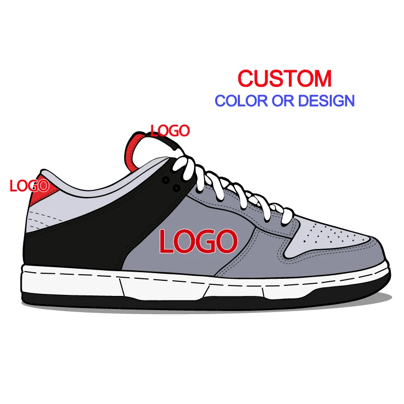 2021 Wholesale ODM OEM Custom Logo Original Trending Design Luxury Female Platform Women Running Men Fashion Dunkes Sneaker