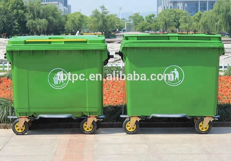 660 liter garbage bin corrugated plastic recycle bin made in China