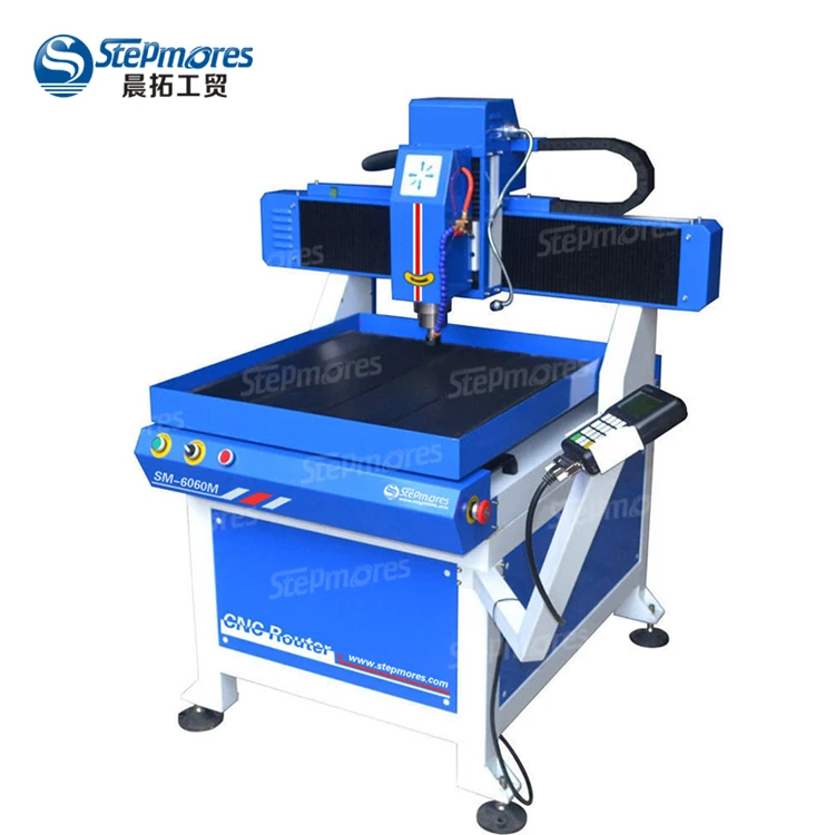 Mini metal cutting engraving cnc router 6060 for best sale