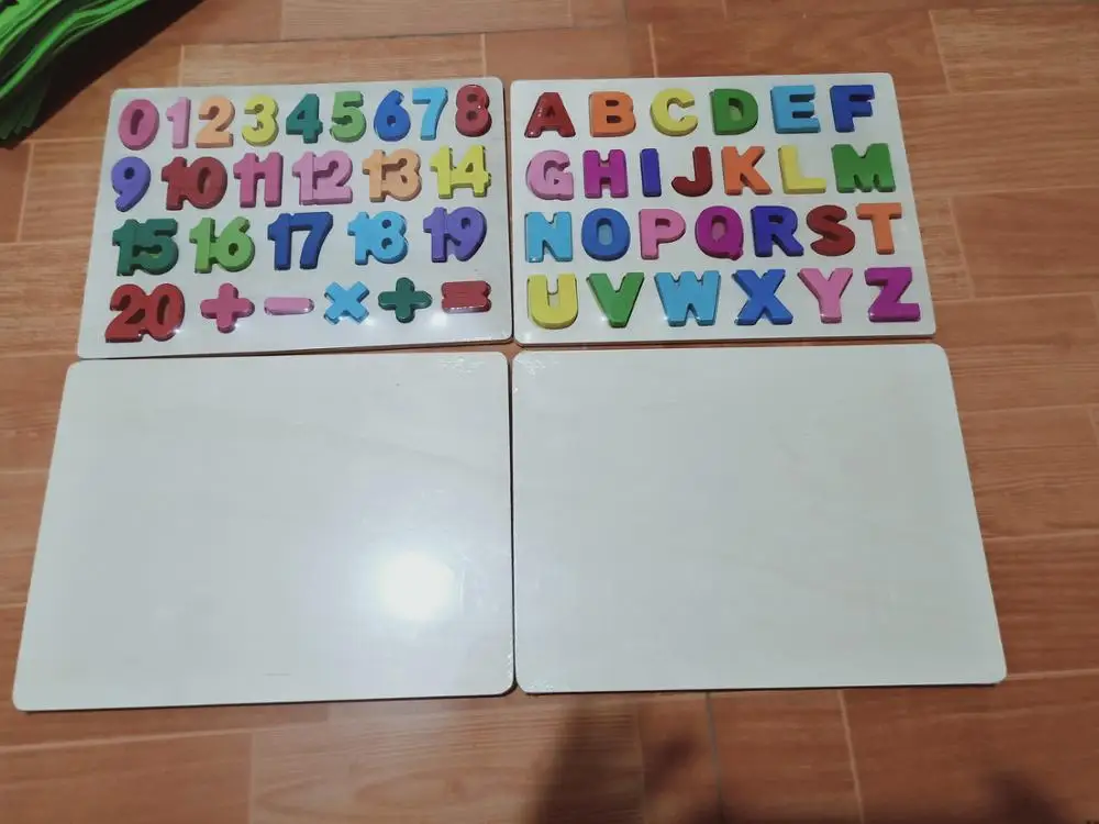 Wholesale Wooden Montessori Alphabets Puzzle Board Early Learning Educational Toy for Toddlers 2-4 Years WPT23-B