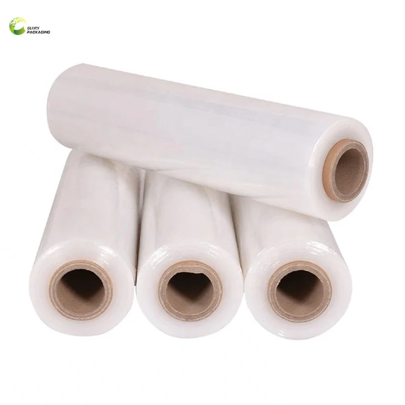 Casting PE Stretch Film Plastic Manufacturer Golden Supplier Bulk Stretch Film Wrapping Films Wholesale