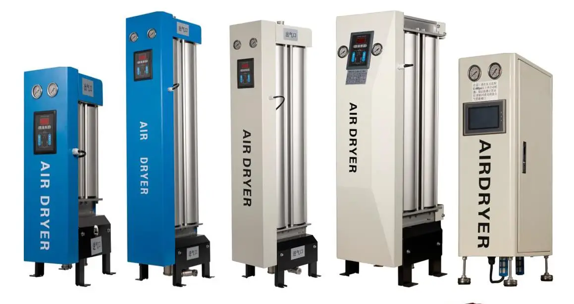 Vertical Modular Adsorption Dryer with Heatless Regenerated Air with Strong Adsorption