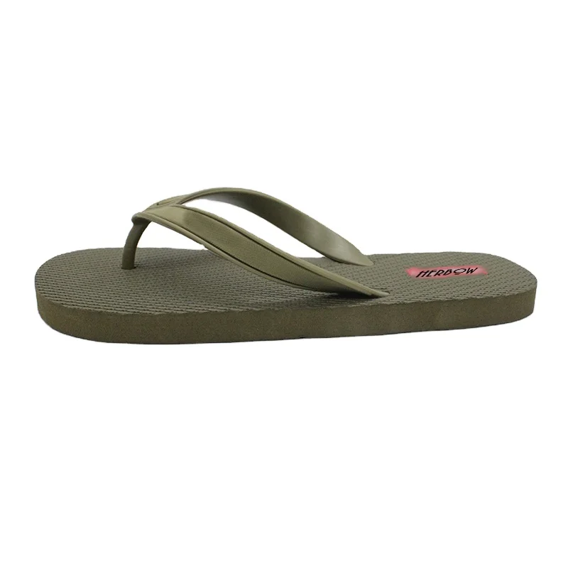Creative Fashionable Mens Flip Flops Rubber Sole and Strap Customized Print and Logo Wholesale Rubber Flip Flops