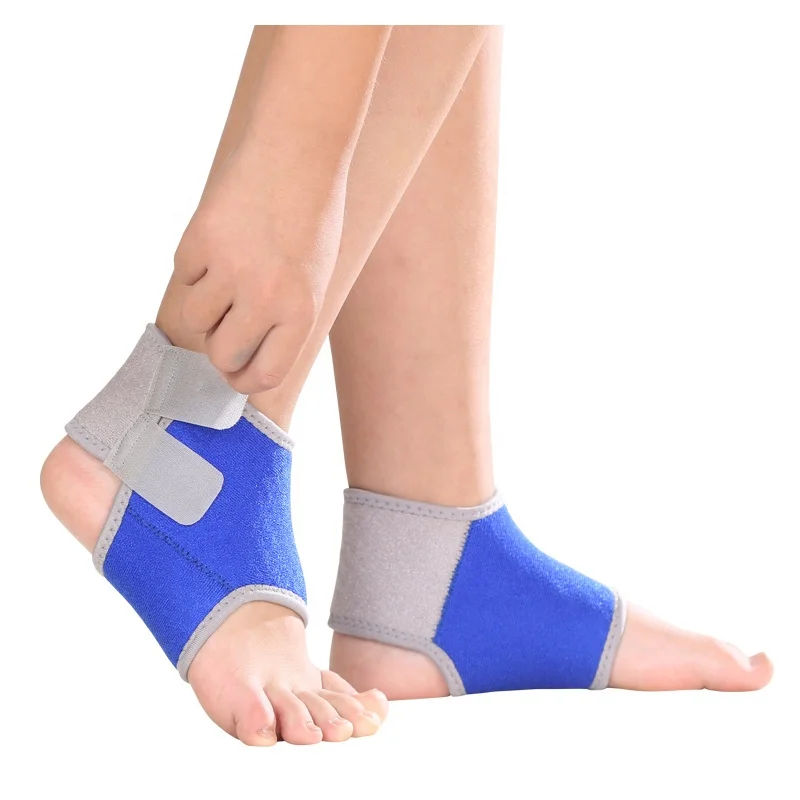 Kids Ankle Brace Supports Breathable Neoprene Ankle Stabilizer Adjustable Child Ankle Protector Wraps