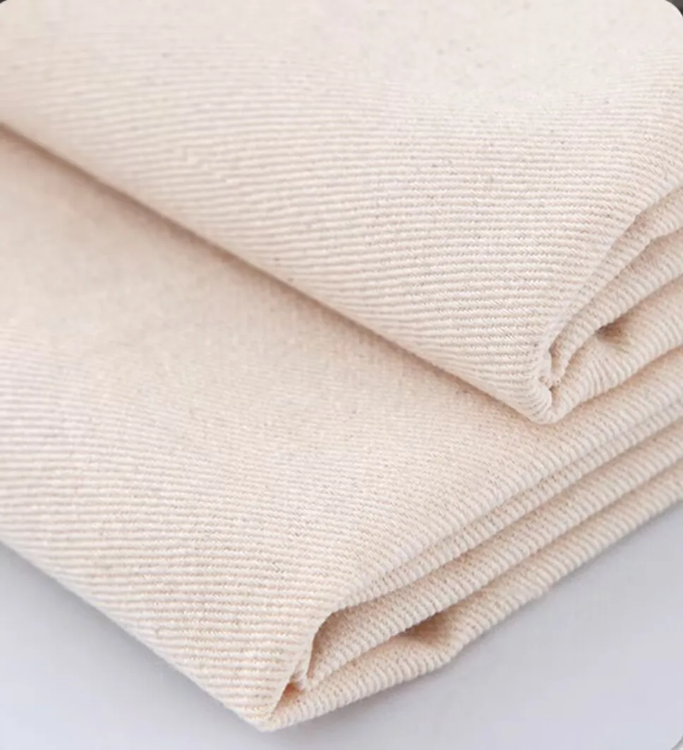 Manufacturers thickened white grey fabric twill cloth pocket cloth quilt embryo cloth cotton  pure white fabric