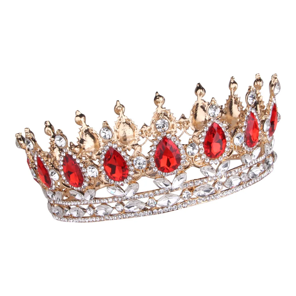 
Baroque Popular Hair AccessoriesKing Crown Wedding Tiara Crowns For Queens 